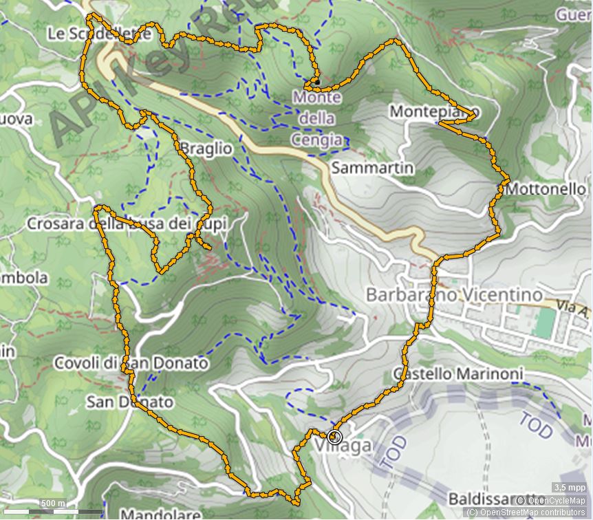 Esc.Berici-Villaga-S.Donato-Scudellette-Barbarano